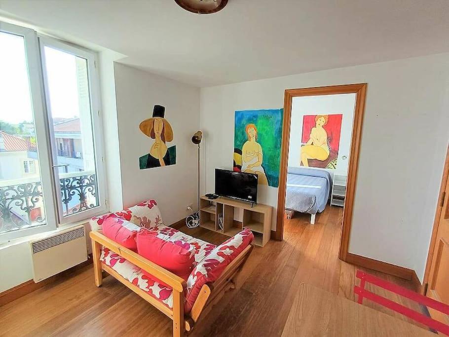 Bonito Estudio Reformado 1 Dormitorio 3 Personas 昂代 外观 照片